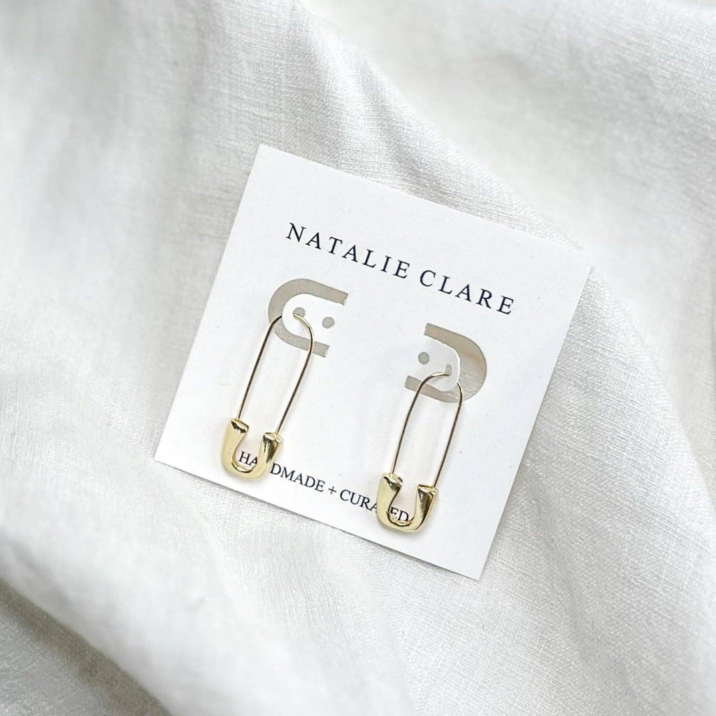 Safety Pin Earrings