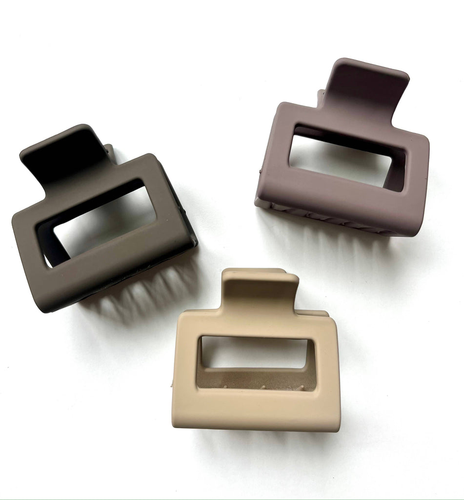 Small/Medium Square Hair Claw Clips