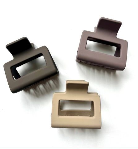 Small/Medium Square Hair Claw Clips