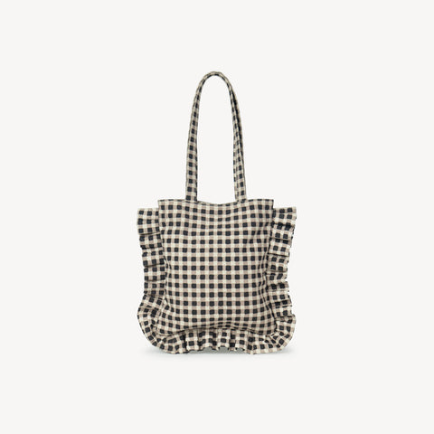 Momo Tote - Ink Gingham