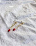 Matchstick Earrings