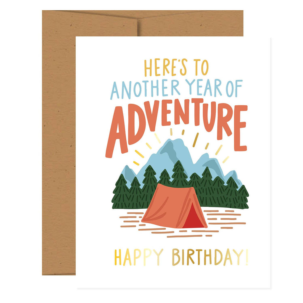 Another Year of Adventure Birthday Greeting Card