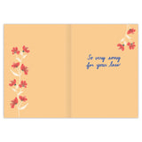 Evening Bouquet Sympathy Card