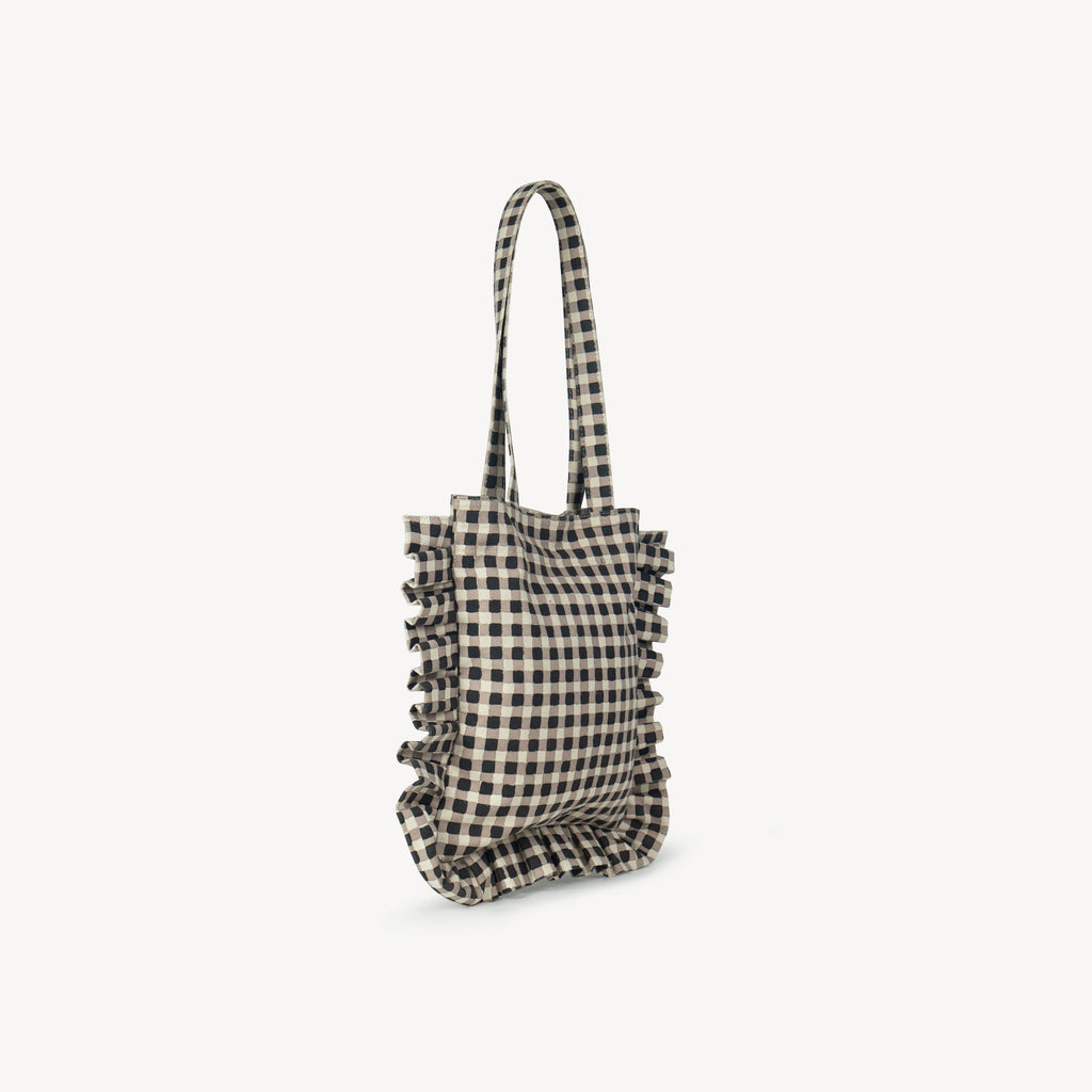 Momo Tote - Ink Gingham