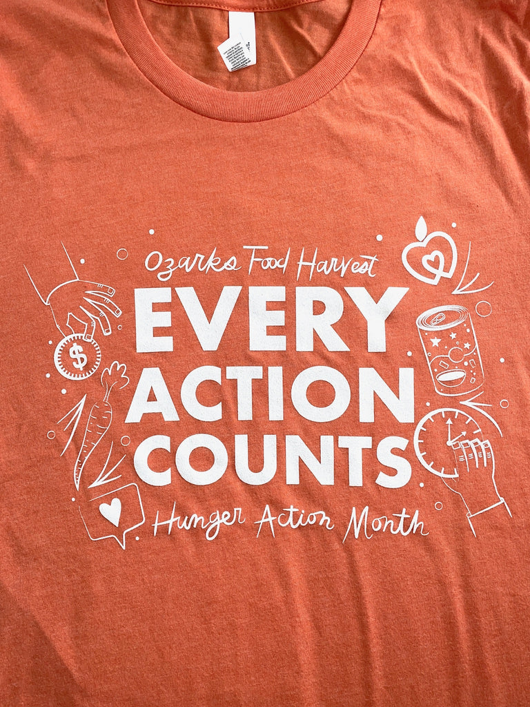 Hunger Action Month Tee - Ozarks Food Harvest