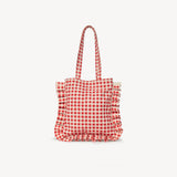 Momo Tote - Tomato Gingham