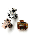 Extra Small Square Hair Clips - xs