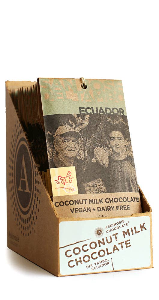 Coconut Milk Chocolate Bar (POP of 15)