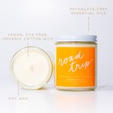 Road Trip: 8 oz Soy Wax Hand-Poured Candle