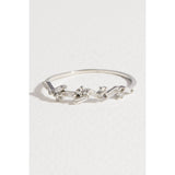 Cubic Zirconia Baguettes Band Ring