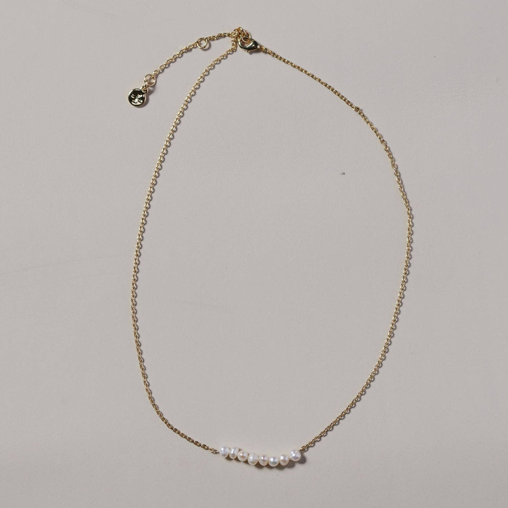 Dainty Pearl Chain Necklace