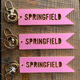 Springfield Banner Keychain