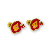 Kansas City KC #87 Kelce Helmet Enamel Stud Earrings