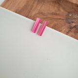 Bella Bar Studs - Rose Pink