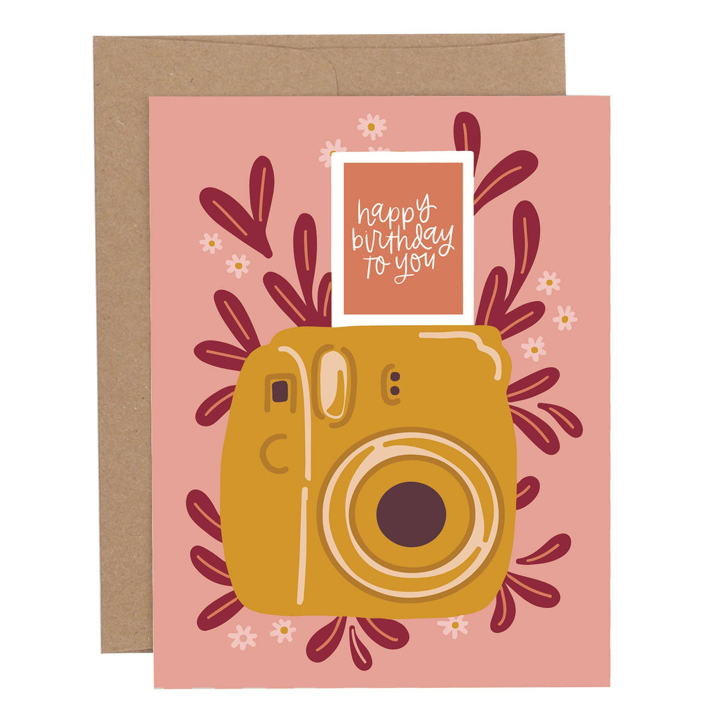 Happy Birthday Camera Greeting Card